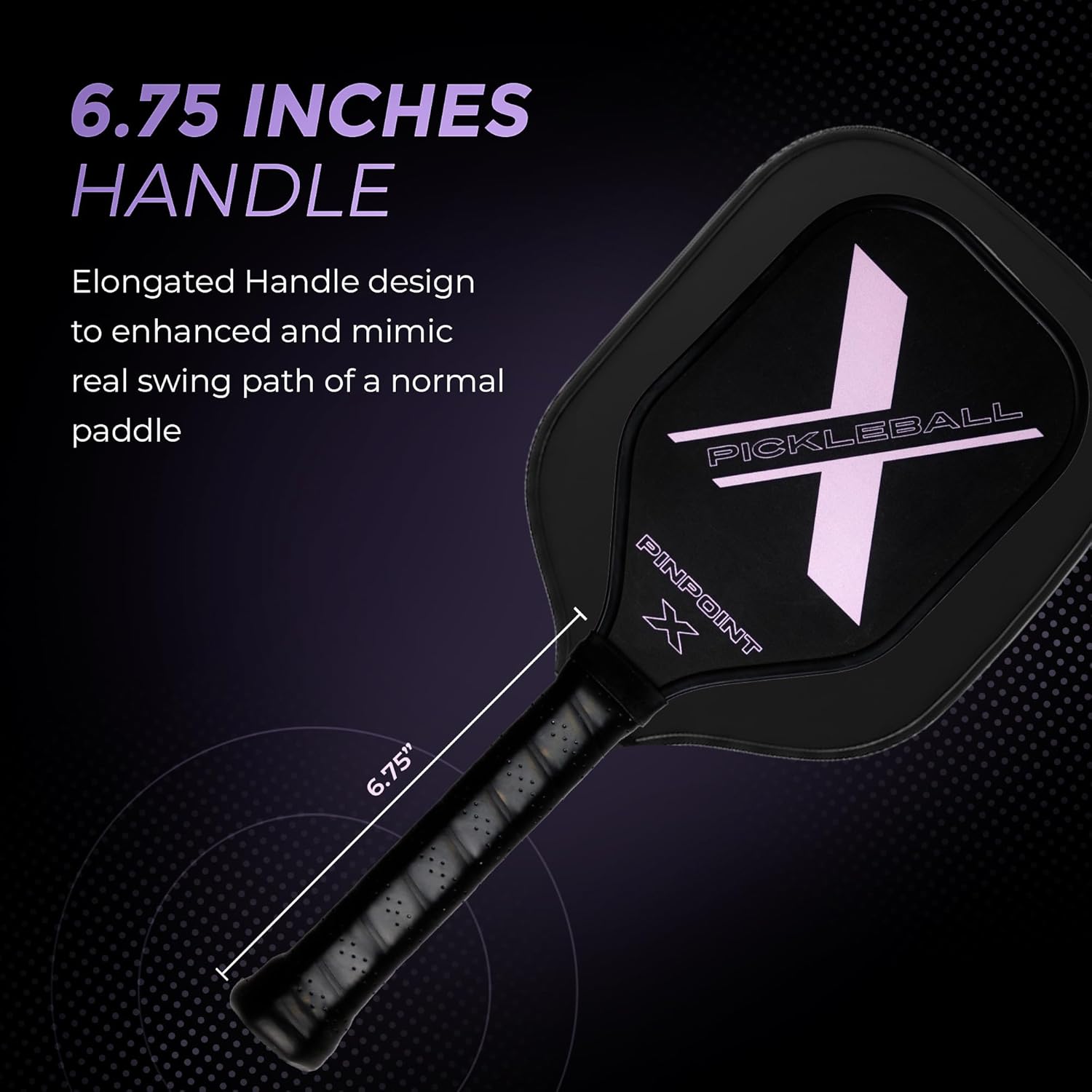 Sweet Spot Pickleball Training Paddle – Carbon Fiber Trainer with Indoor Wall Ball Attachment